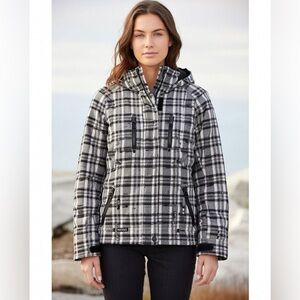 Women’s CastleX ‎ Ski Snowboard Jacket Black and White S
